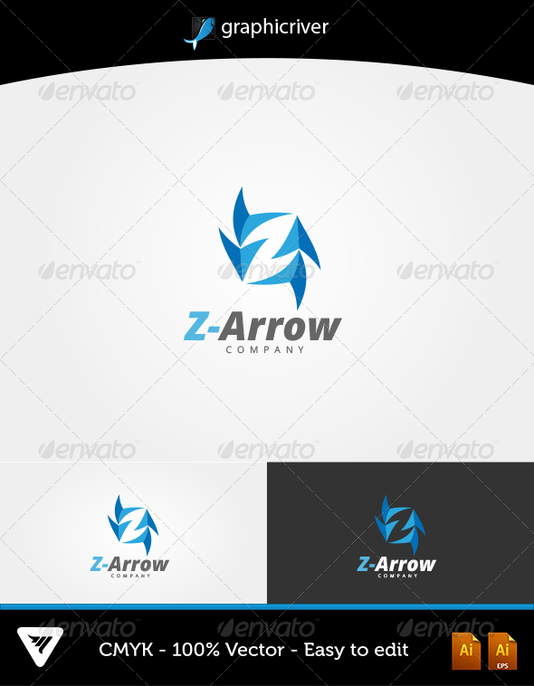 GraphicRiver Z-Arrow Logo 6483654 GraphicRiver Z-Arrow Logo 6483654