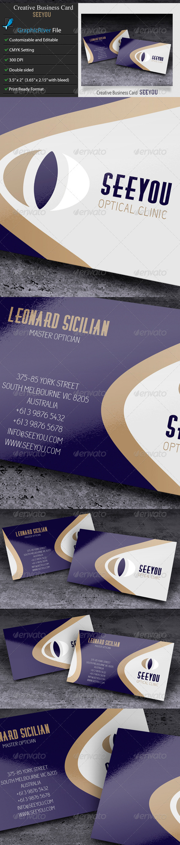 GraphicRiver Creative or Corporate Business Card-Seeyou 6489328 GraphicRiver Creative or Corporate Business Card-Seeyou 6489328