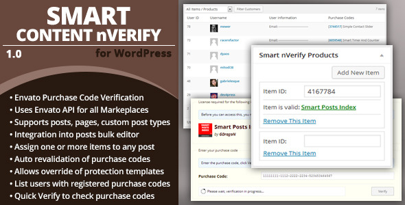 Smart Content nVerify - CodeCanyon Item for Sale