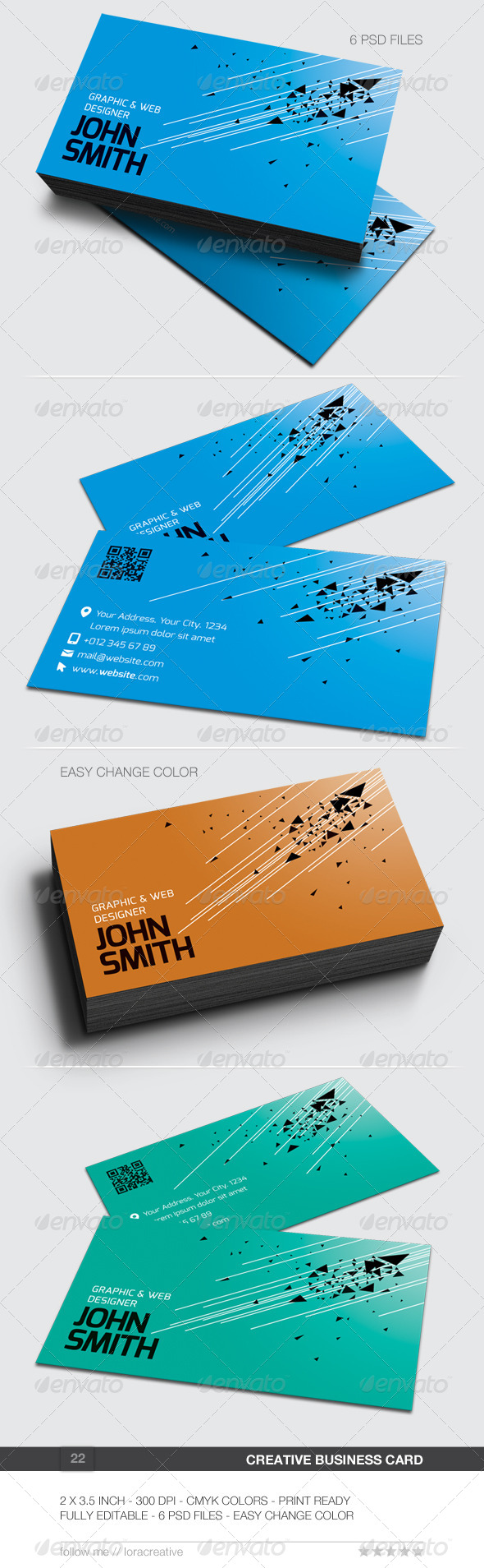 GraphicRiver Creative Business Card 22 6491341 GraphicRiver Creative Business Card 22 6491341