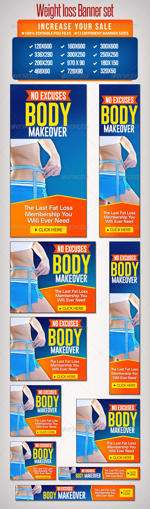 GraphicRiver Weightloss Banner Set 3 12 Google Standard Sizes 6492723 GraphicRiver Weightloss Banner Set 3 12 Google Standard Sizes 6492723