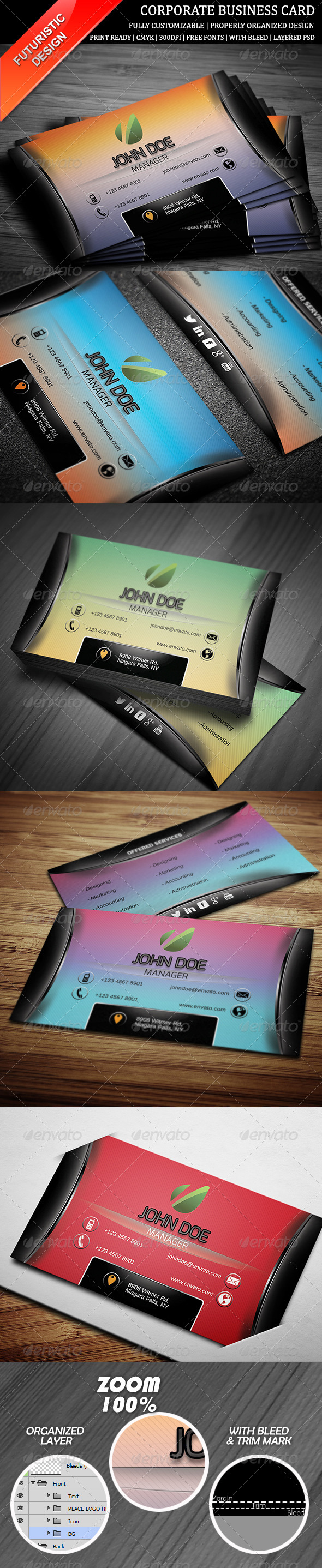 GraphicRiver Corporate Business Card 9 6493948 GraphicRiver Corporate Business Card 9 6493948