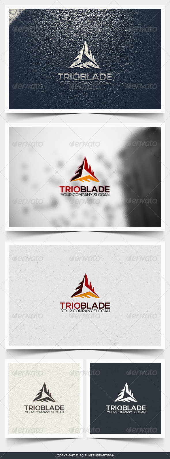 GraphicRiver Trioblade Logo Template 6494116 GraphicRiver Trioblade Logo Template 6494116