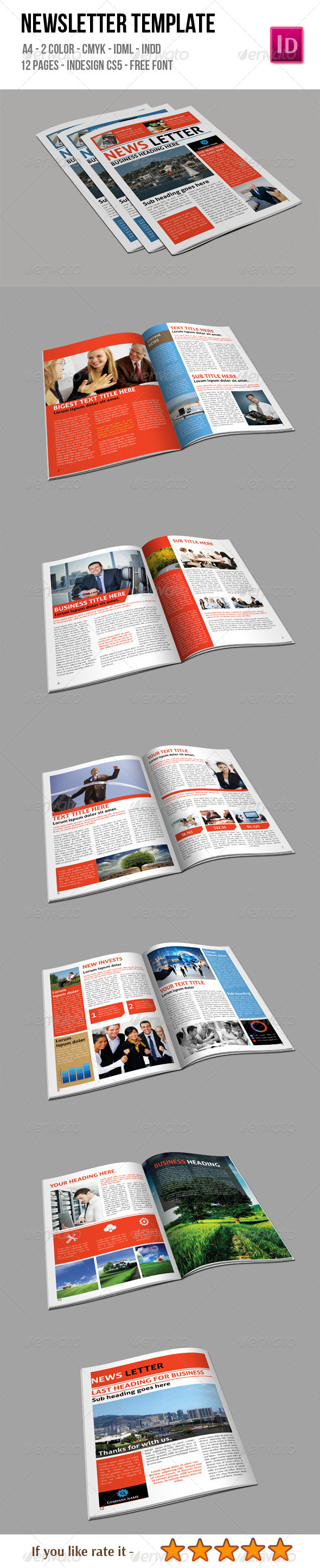 GraphicRiver Newsletter Template 6499052 GraphicRiver Newsletter Template 6499052
