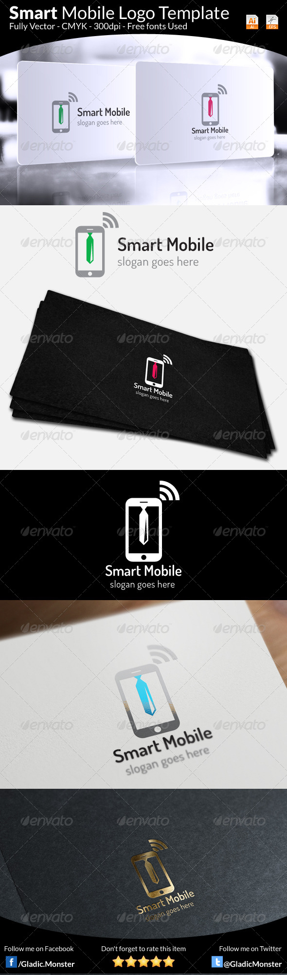 Smart Mobile Logo Template - Symbols Logo Templates