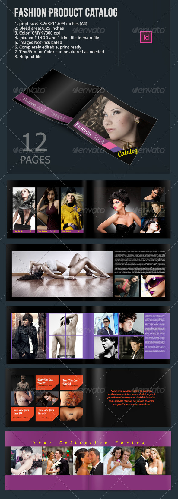 GraphicRiver Fashion Product Catalog In-Design Templates 6501818 GraphicRiver Fashion Product Catalog In-Design Templates 6501818