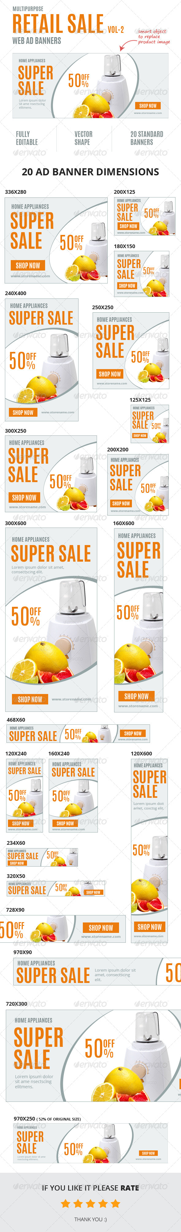 GraphicRiver Multipurpose Retail Sale Ad Banners-Vol2 6502044 GraphicRiver Multipurpose Retail Sale Ad Banners-Vol2 6502044