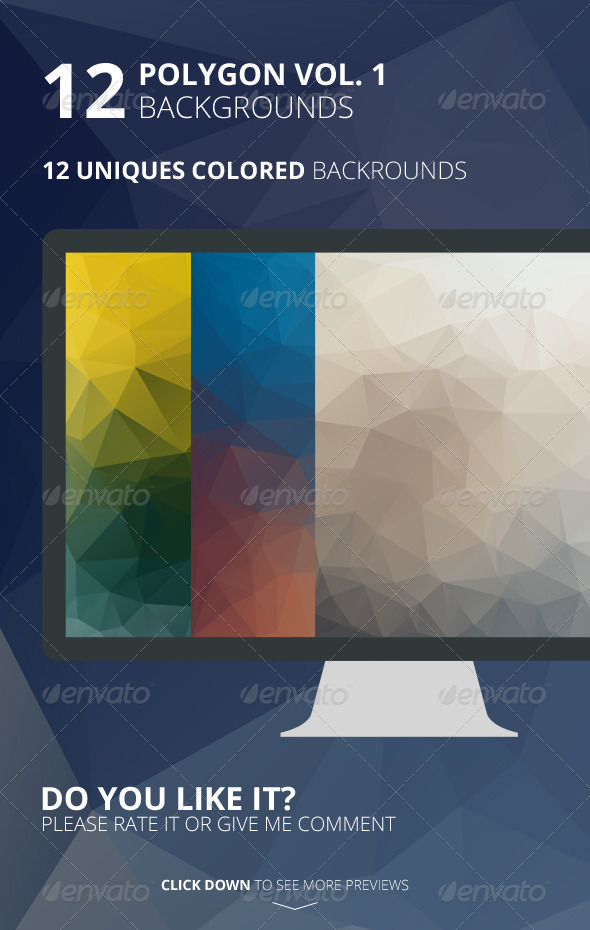 GraphicRiver 12 Polygon Backgrounds Vol 1 6484705 GraphicRiver 12 Polygon Backgrounds Vol 1 6484705