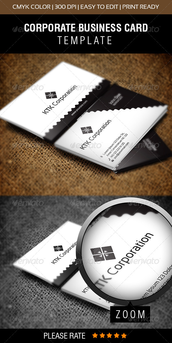 GraphicRiver KTK Corporation Business Card 6506071 GraphicRiver KTK Corporation Business Card 6506071