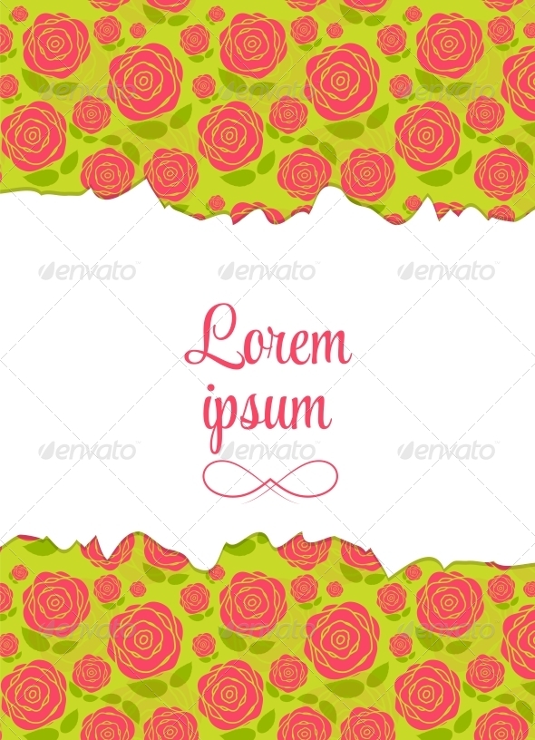 GraphicRiver Vector Floral Background with Flowers 6506252 GraphicRiver Vector Floral Background with Flowers 6506252