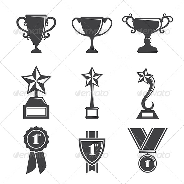 GraphicRiver Trophy Icons 6506530 GraphicRiver Trophy Icons 6506530