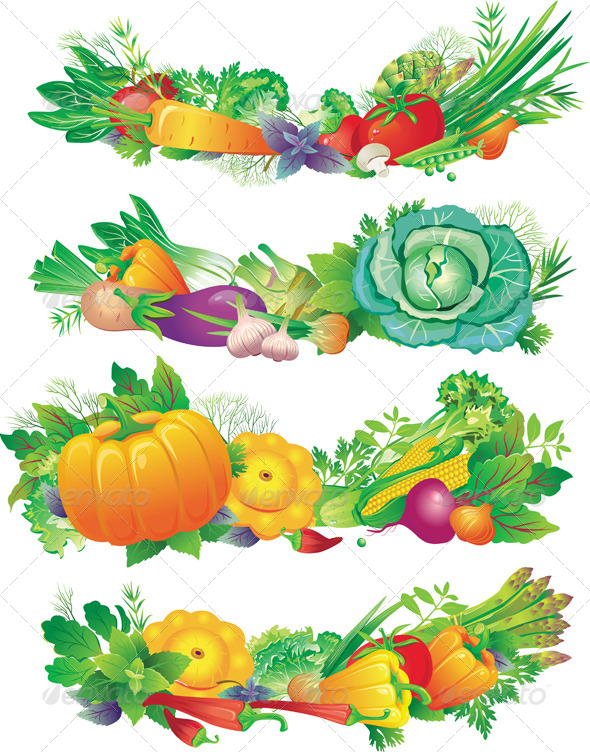 GraphicRiver Set of Vegetables 6507109 GraphicRiver Set of Vegetables 6507109