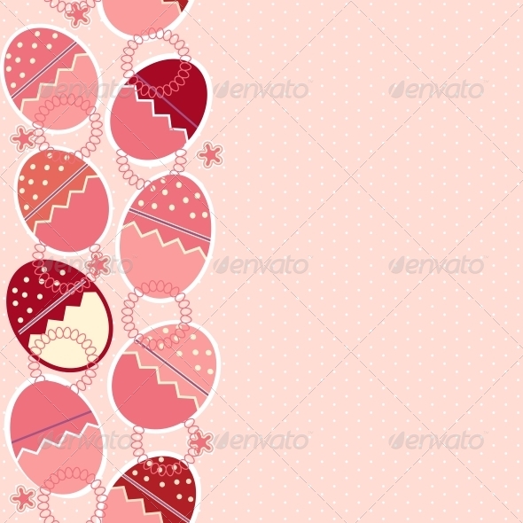 GraphicRiver Greeting Card with Different Easter Eggs 6509888 GraphicRiver Greeting Card with Different Easter Eggs 6509888