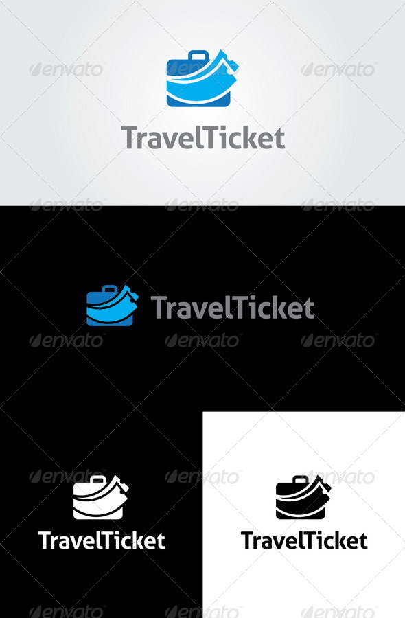 GraphicRiver Travel Ticket Logo Template 6511083 GraphicRiver Travel Ticket Logo Template 6511083