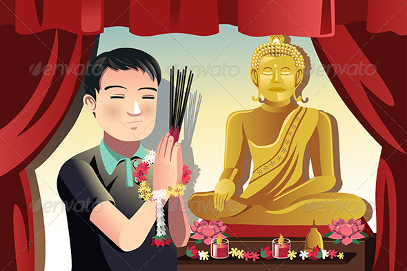 GraphicRiver Buddhist Man 6511251 GraphicRiver Buddhist Man 6511251