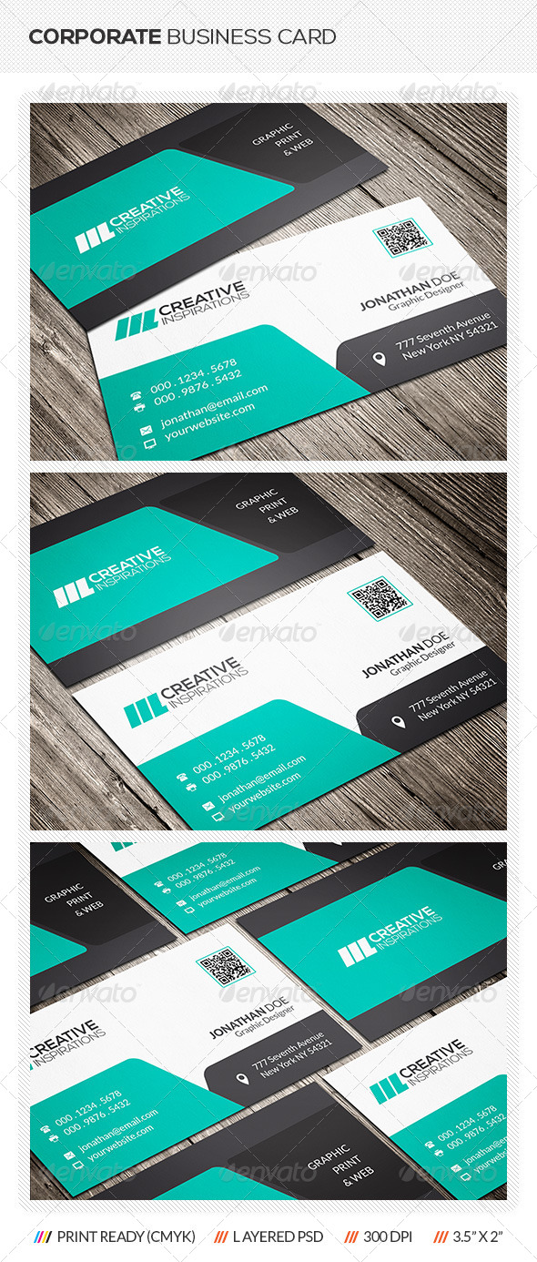 GraphicRiver Modern Corporate Business Card 6511328 GraphicRiver Modern Corporate Business Card 6511328