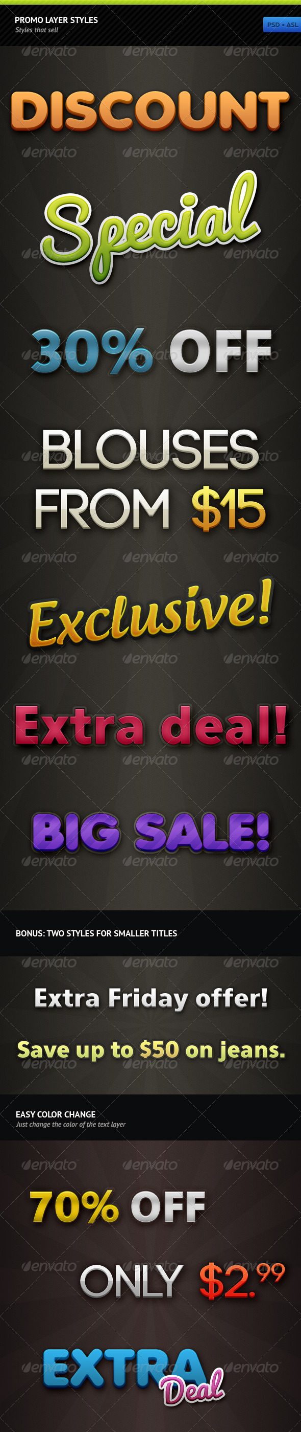 GraphicRiver Promo Layer Styles 243305 GraphicRiver Promo Layer Styles 243305