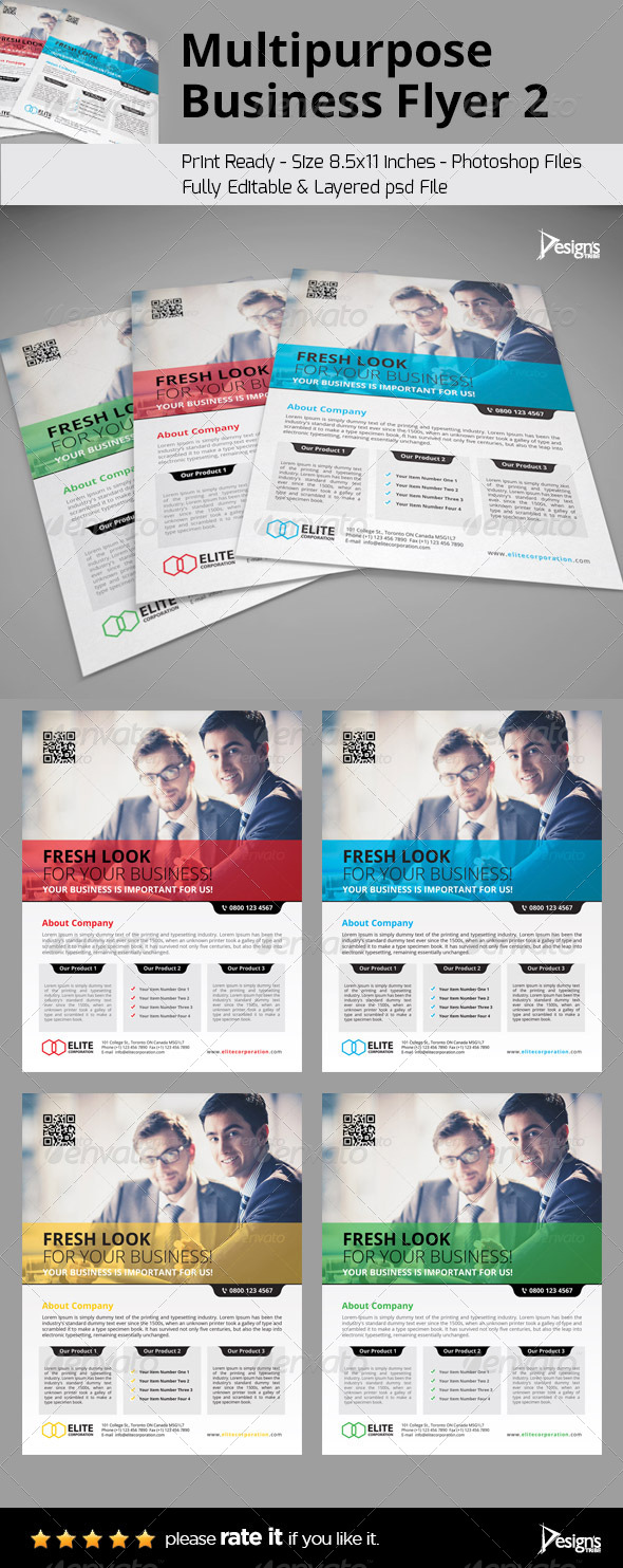 GraphicRiver Multipurpose Business Flyer 2 6512541 GraphicRiver Multipurpose Business Flyer 2 6512541