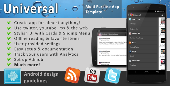 CodeCanyon Universal Full Multi-Purpose Android App 6512720 CodeCanyon Universal Full Multi-Purpose Android App 6512720