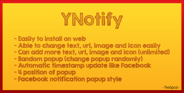 CodeCanyon YNotify Facebook Notification Popup Style 6500613 CodeCanyon YNotify Facebook Notification Popup Style 6500613