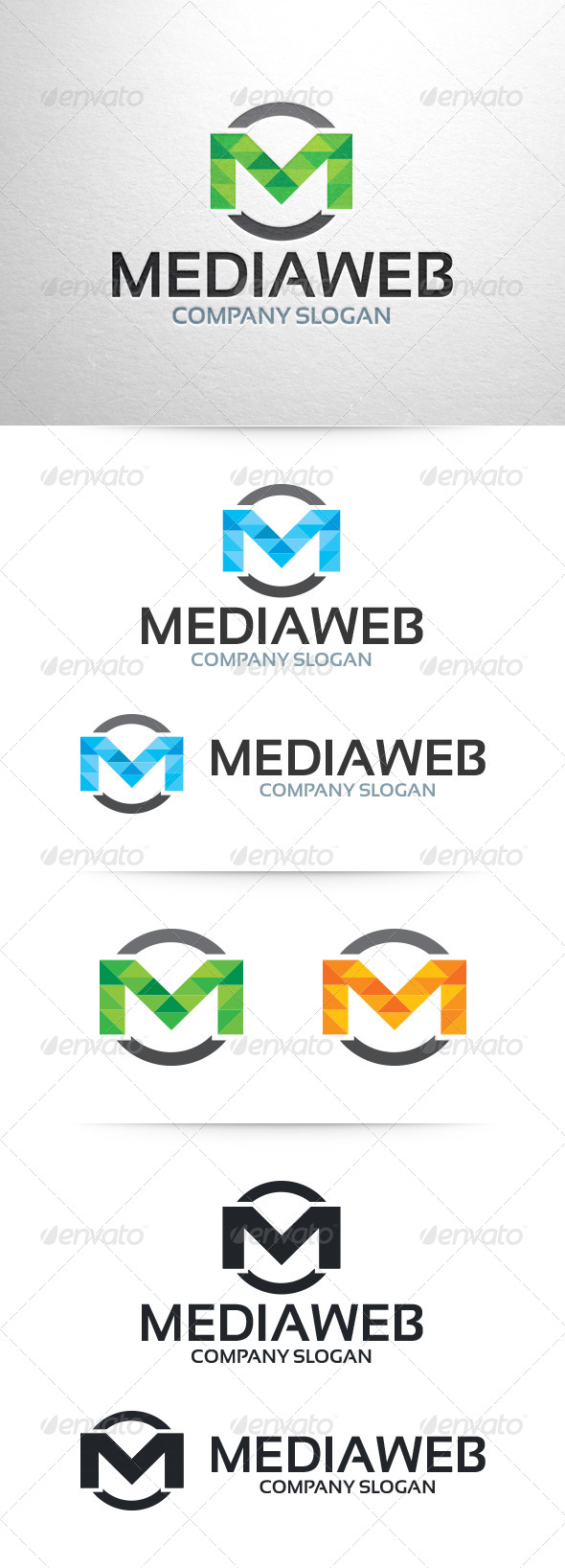 GraphicRiver Media Web Letter M Logo Template 6513481 GraphicRiver Media Web Letter M Logo Template 6513481