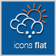 Vector Icons Weather Flat