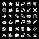 White Web Icons Set