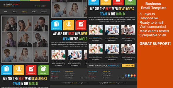 ThemeForest Responsive Business Email Template 6516195 ThemeForest Responsive Business Email Template 6516195