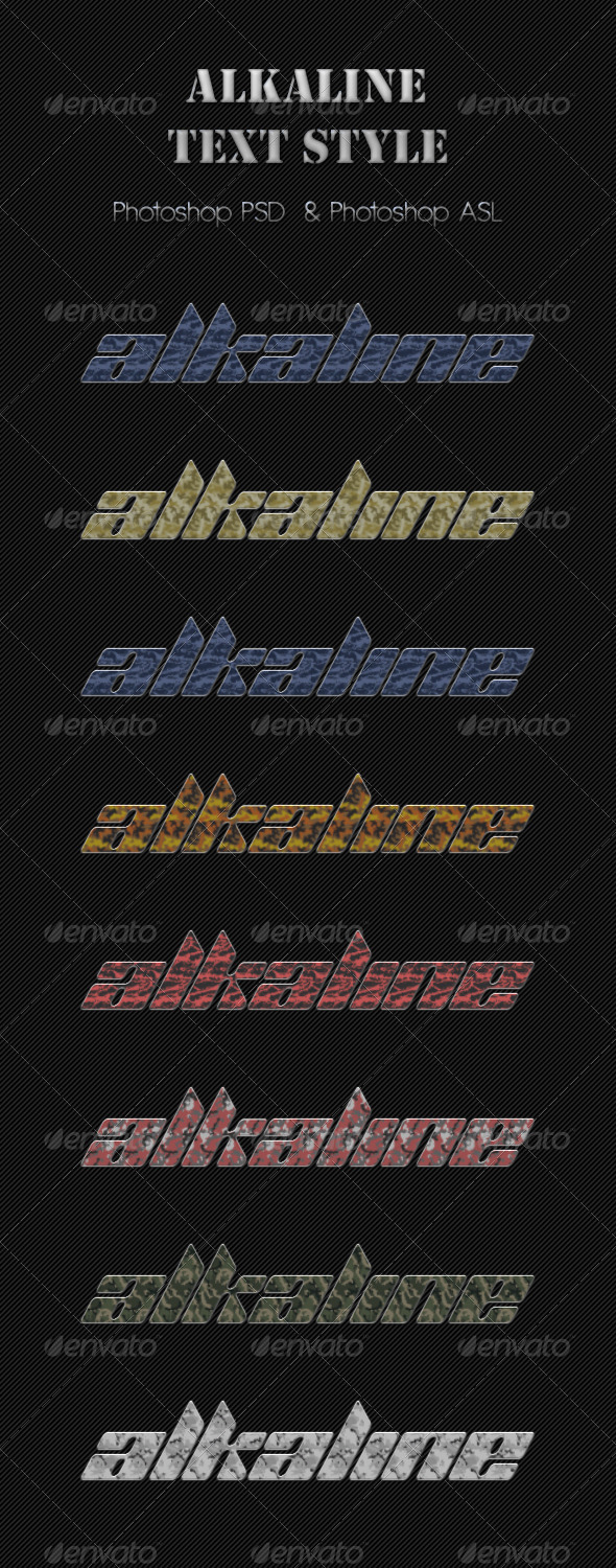 GraphicRiver 8 Alkaline Text Style 6519521 GraphicRiver 8 Alkaline Text Style 6519521