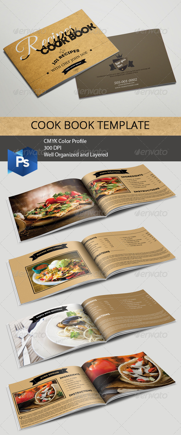 GraphicRiver Cookbook Template 6522597 GraphicRiver Cookbook Template 6522597