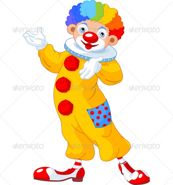 GraphicRiver Clown Presenting 6522681 GraphicRiver Clown Presenting 6522681