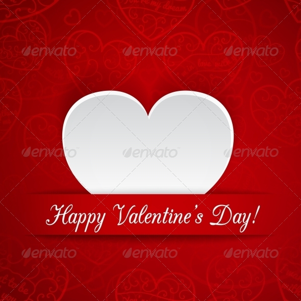 GraphicRiver Greeting Card for Valentine s Day 6522916 GraphicRiver Greeting Card for Valentine s Day 6522916