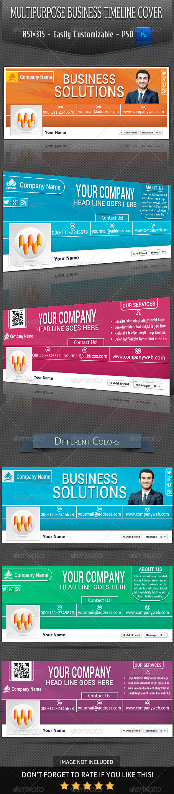 GraphicRiver Multipurpose Business Timeline Cover V-3 6523672 GraphicRiver Multipurpose Business Timeline Cover V-3 6523672