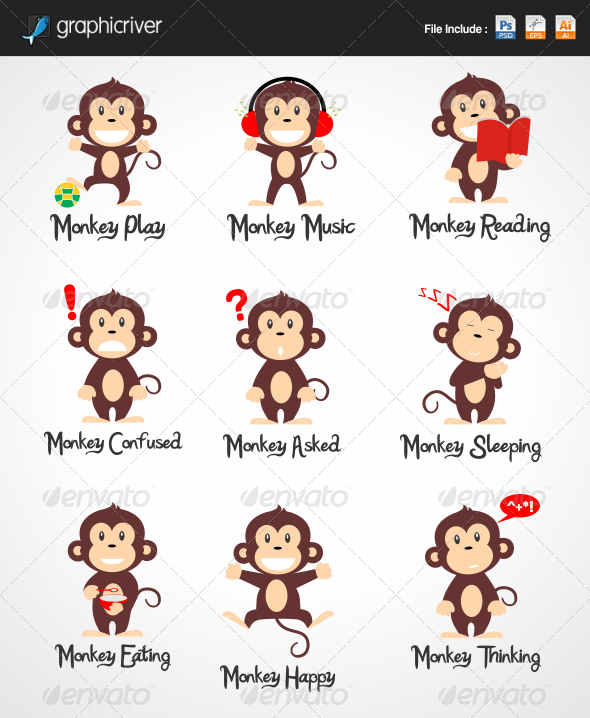 GraphicRiver Monkey 6528622 GraphicRiver Monkey 6528622