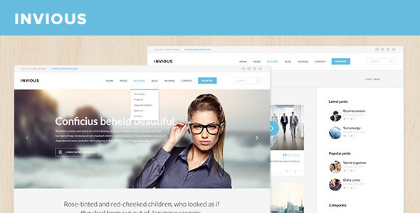 ThemeForest INVIOUS Corporate PSD Template 6529789 ThemeForest INVIOUS Corporate PSD Template 6529789