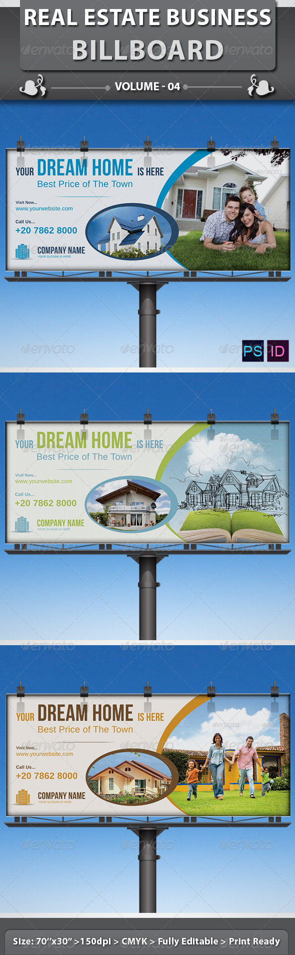 GraphicRiver Real Estate Business Billboard Volume 4 6531124 GraphicRiver Real Estate Business Billboard Volume 4 6531124