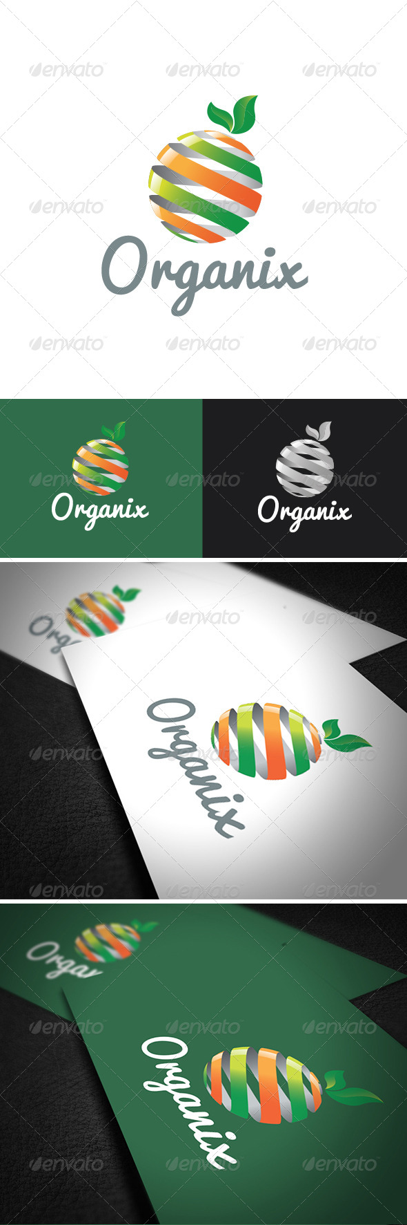 Organix Logo Template - Vector Abstract