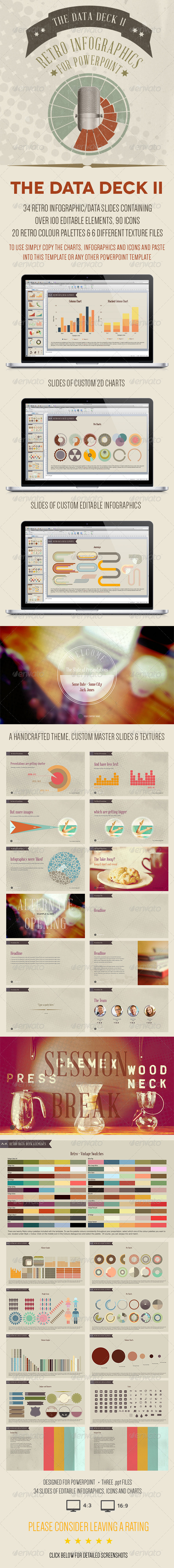GraphicRiver The Data Deck II Retro Powerpoint Infographics 6504267 GraphicRiver The Data Deck II Retro Powerpoint Infographics 6504267