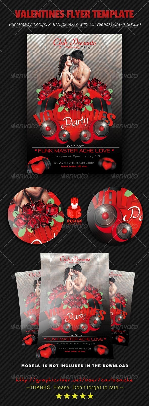 GraphicRiver Valentines Flyer Template 6533855 GraphicRiver Valentines Flyer Template 6533855