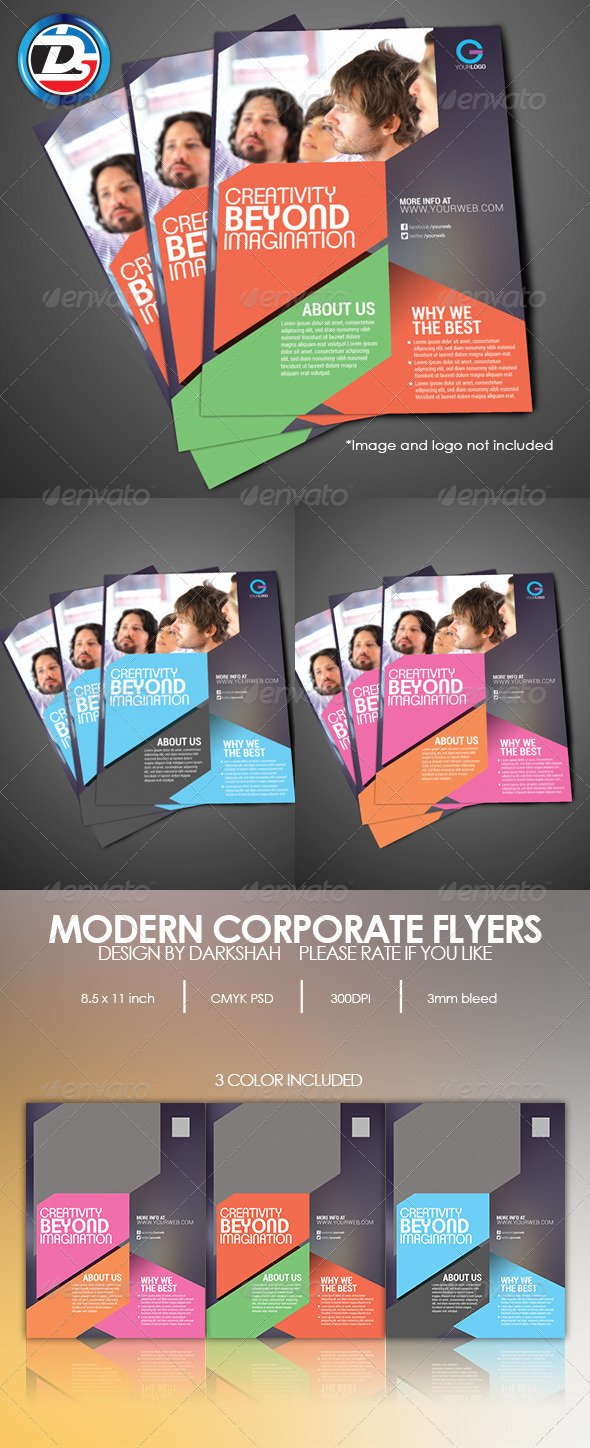 GraphicRiver Modern Corporate Flyers 6534312 GraphicRiver Modern Corporate Flyers 6534312