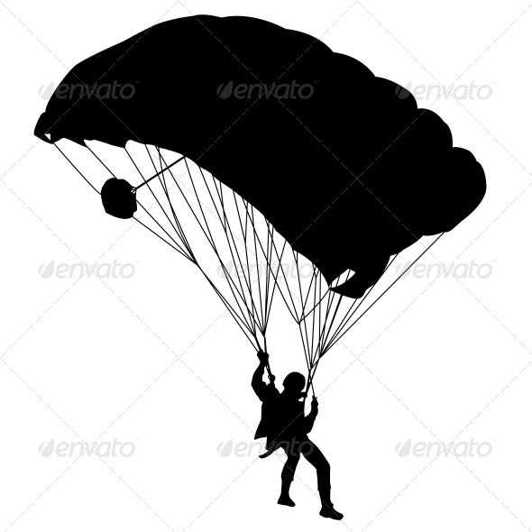 GraphicRiver Jumper Black and White Silhouettes Vector 6534836 GraphicRiver Jumper Black and White Silhouettes Vector 6534836