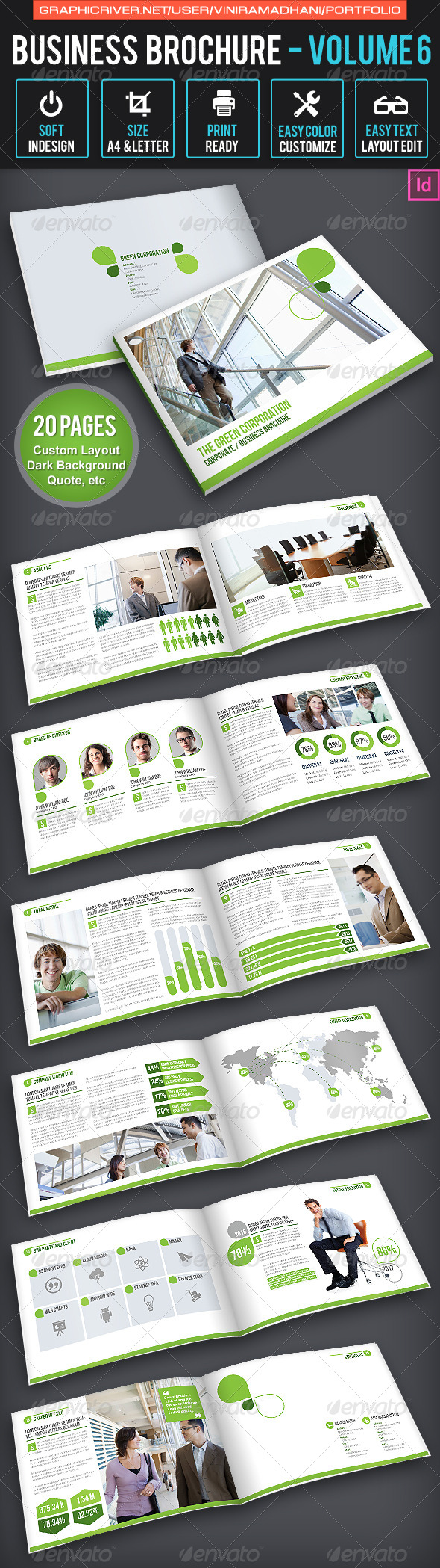GraphicRiver Business Brochure Volume 6 6534846 GraphicRiver Business Brochure Volume 6 6534846