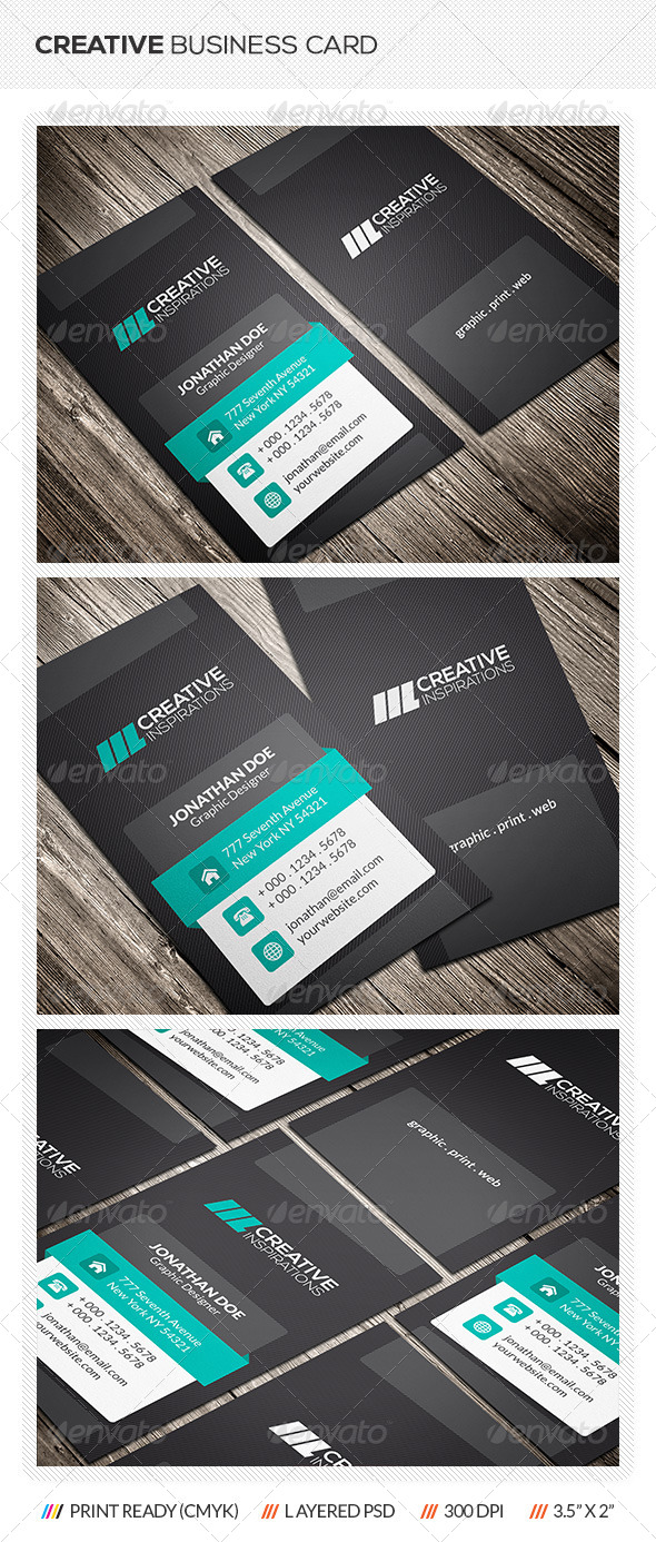 GraphicRiver Creative Business Card 6535945 GraphicRiver Creative Business Card 6535945