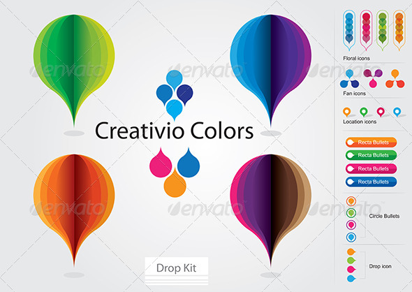 GraphicRiver Vector Colorful Drop Kit Icons Pack 6538703 GraphicRiver Vector Colorful Drop Kit Icons Pack 6538703