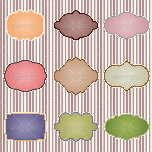 GraphicRiver Vintage Label Backgrounds 6541889 GraphicRiver Vintage Label Backgrounds 6541889