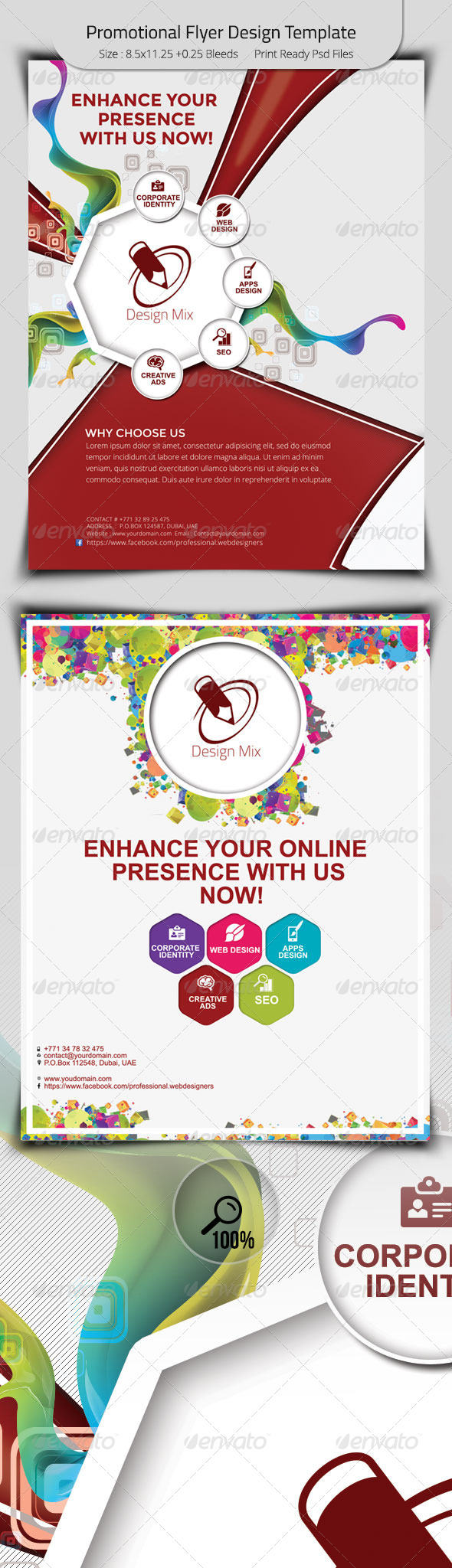 GraphicRiver Promotional Flyer Design Template 6542513 GraphicRiver Promotional Flyer Design Template 6542513