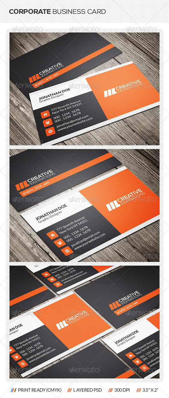 GraphicRiver Corporate Business Card 6543467 GraphicRiver Corporate Business Card 6543467