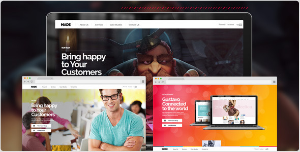 ThemeForest MADE Parallax One Page portfolio Fullscreen 6552370 ThemeForest MADE Parallax One Page portfolio Fullscreen 6552370