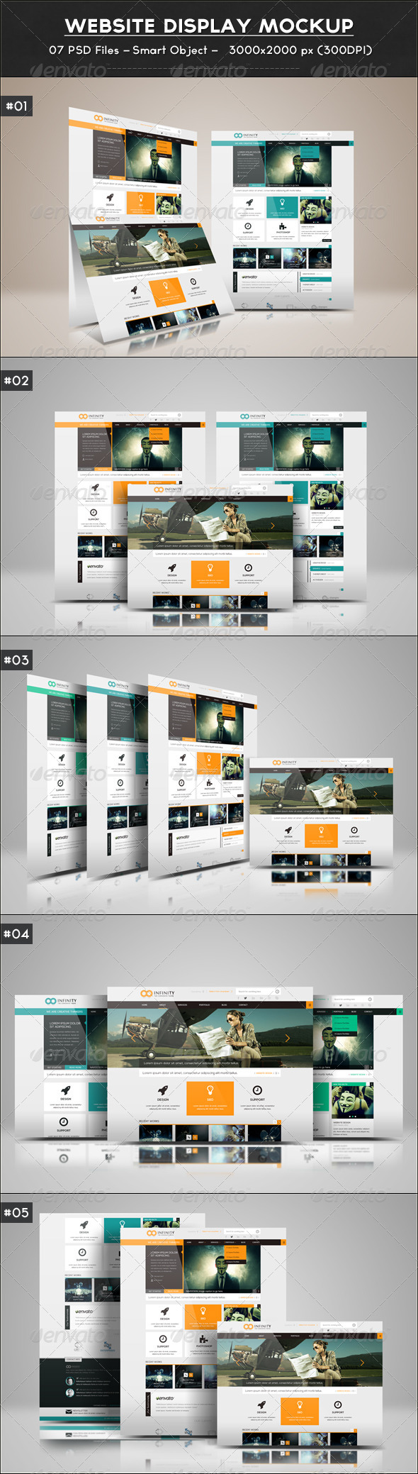 GraphicRiver Website Display Mockup 6552077 GraphicRiver Website Display Mockup 6552077