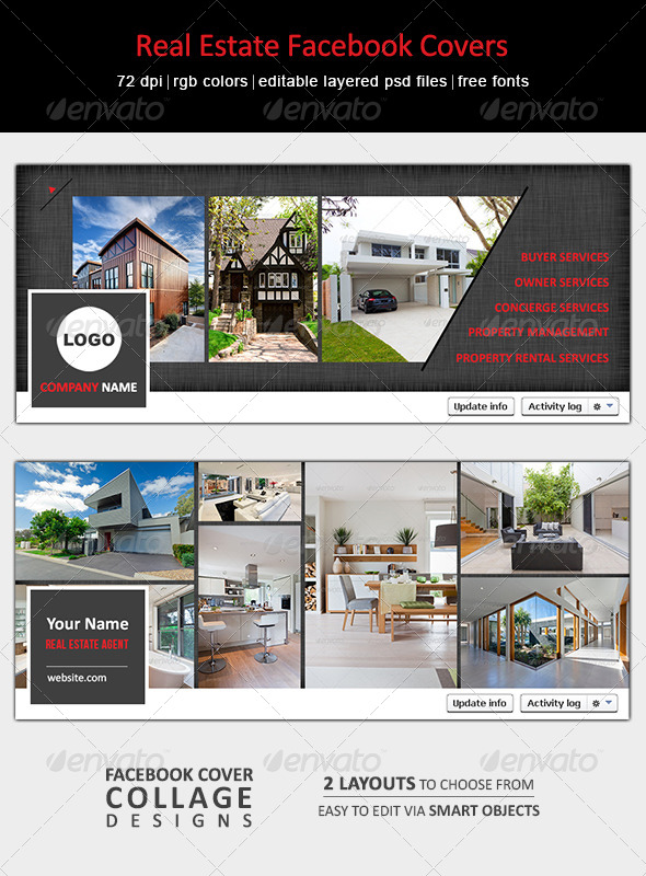 GraphicRiver Real Estate Facebook Covers 6552822 GraphicRiver Real Estate Facebook Covers 6552822